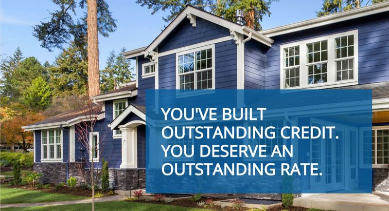 You've built outstanding credit.